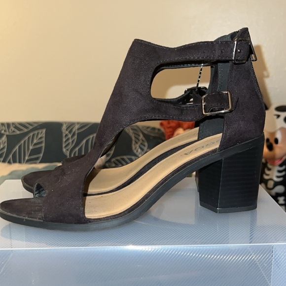 Soda Shoes - Soda Heels Womens 8.5 Black Zipper